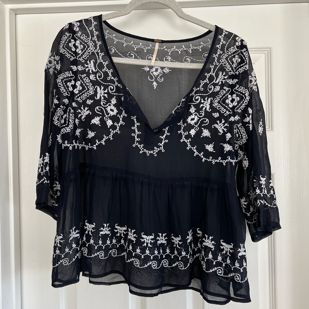 Free People Blouse Size Small